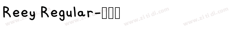 Reey Regular字体转换